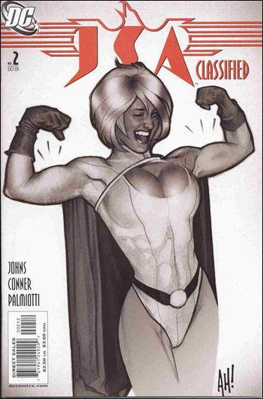 JSA: Classified issue 2-B Adam Hughes Graytones Cover (2nd Printing)