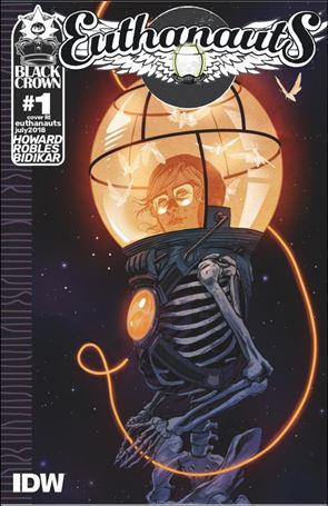 Euthanauts issue 1-C Nick Robles 1:10 Silver Foil Logo Cover