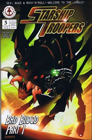 Starship Troopers (2007) issue 5 Paul Green Cover