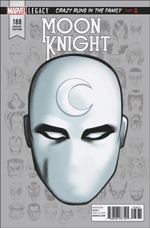 Moon Knight (1980) issue 188-D Mike McKone 1:10 Headshot Cover