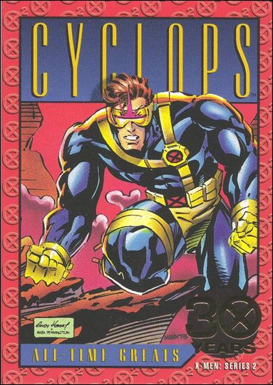 X-Men: Series 2 (30 Years Gold Foil Subset) card G-2 Cyclops
