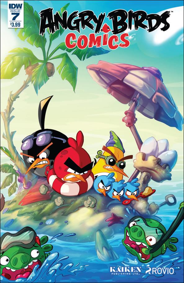 Angry Birds Comics (2016) issue 7 Ciro Cangialosi Wraparound Cover