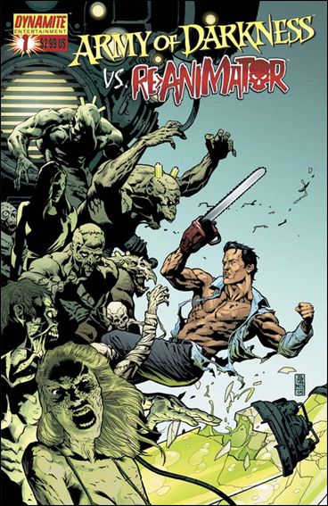 Army of Darkness vs Re-Animator issue 1-D J.G. Jones Cover