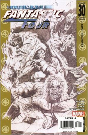 Ultimate Fantastic Four issue 30-C Greg Land 1:30 Sketch Cover