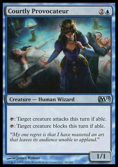 Magic the Gathering: 2013 Core Set (Base Set) card 46 Courtly Provocateur