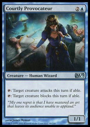 Magic the Gathering: 2013 Core Set (Base Set) card 46 Courtly Provocateur