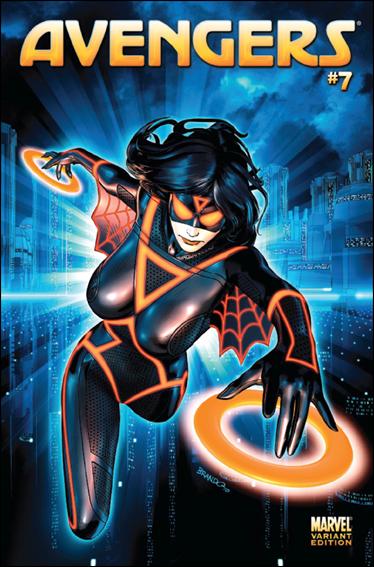 Avengers (2010) issue 7-B Brandon Peterson 1:15 "Tron" Cover
