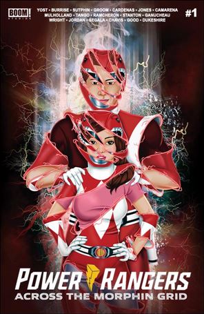Power Rangers: Across the Morphin Grid issue 1-G Retailer Excl. Sketch Ellis Cardstock Cover 1/500