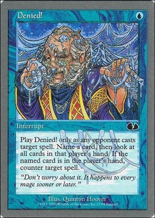Magic the Gathering: Unglued (Base Set) card 22 Denied!
