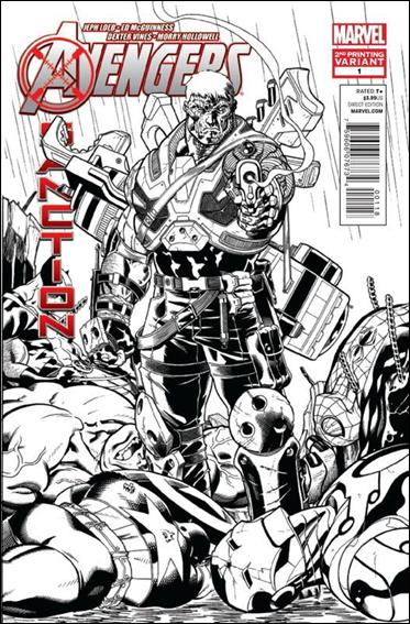 Avengers: X-Sanction issue 1-J Ed McGuinness Cable Cover (2nd Printing)