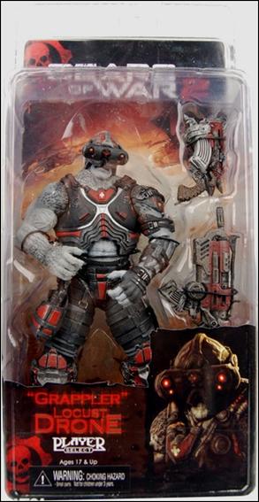 Gears of War 2 figure 3 "Grappler" Locust Drone