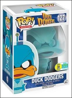 POP! Animation figure 127-D Duck Dodgers (Blue GITD) SDCC Edition 1/750