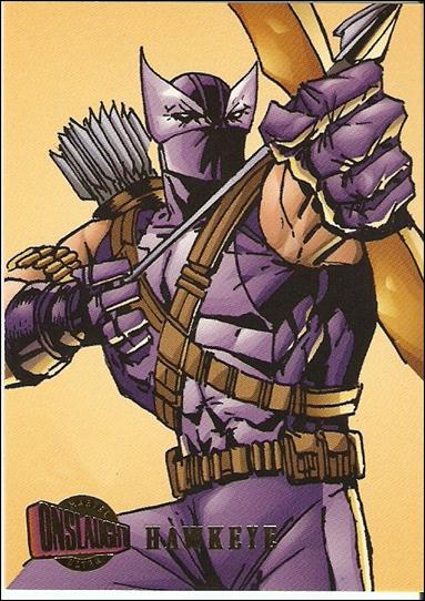 Marvel Ultra: Onslaught (Base Set) card 87 Hawkeye