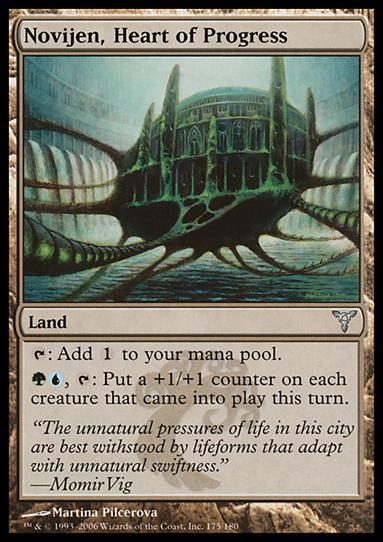 Magic the Gathering: Dissension (Base Set) card 175 Novijen, Heart of Progress