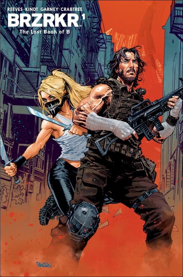 BRZRKR: The Lost Book of B issue 1-J Dan Panosian "Erica Slaughter" Team-Up Cover