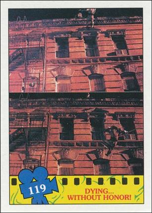 Teenage Mutant Ninja Turtles Movie (Base Set) card 119 Dying ... without Honor!