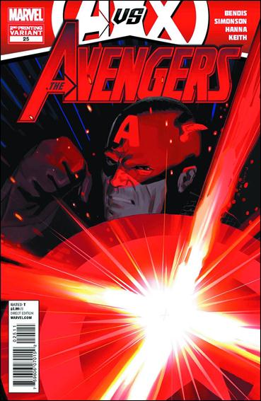 Avengers (2010) issue 25-C Daniel Acuna Red Cover (2nd Printing)