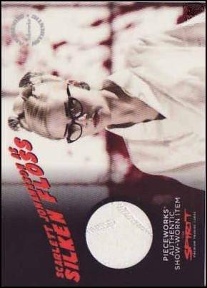Spirit (Pieceworks Subset) card PW-9 Scarlett Johansson as Silken Floss