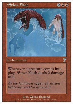 Magic the Gathering: 7th Edition (Base Set) card 172 Æther Flash