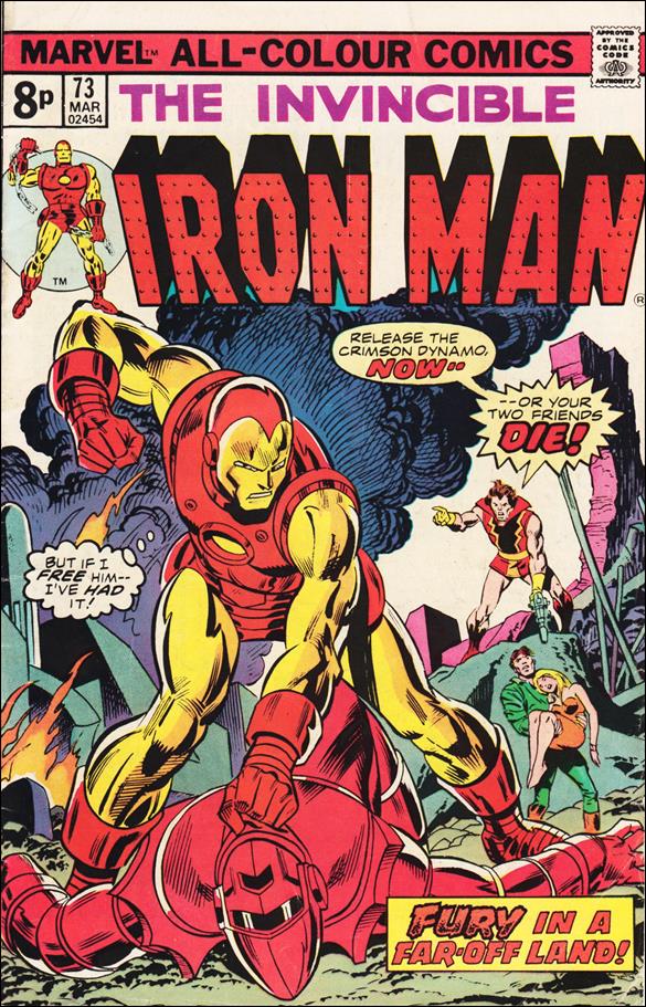 Iron Man (1968) issue 73-B UK Price Cover