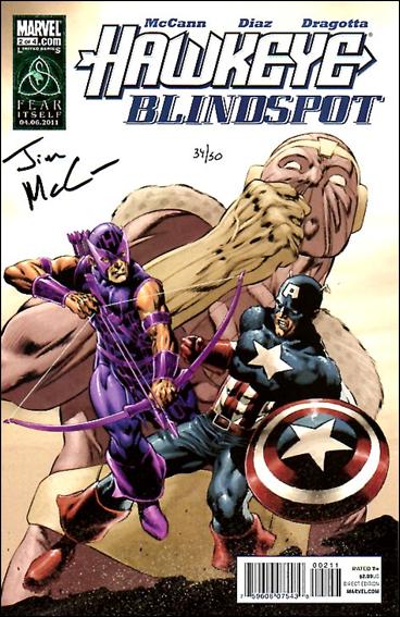 Hawkeye: Blind Spot issue 2-B Dynamic Forces (Signed by Jim McCann) 1/50