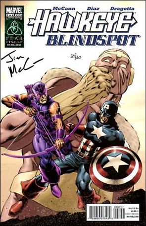 Hawkeye: Blind Spot issue 2-B Dynamic Forces (Signed by Jim McCann) 1/50