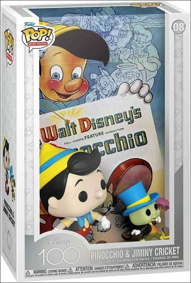 Pop! Movie Posters figure 8 Pinocchio & Jiminy Cricket