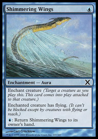 Magic the Gathering: 10th Edition (Base Set) card 107 Shimmering Wings