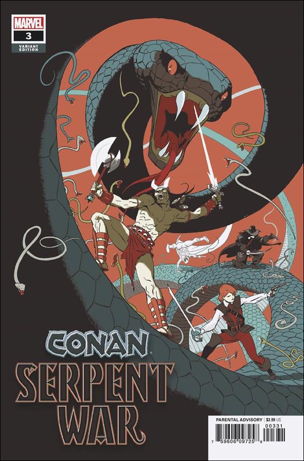 Conan: Serpent War issue 3-C Marcos Martin 1:25 Cover