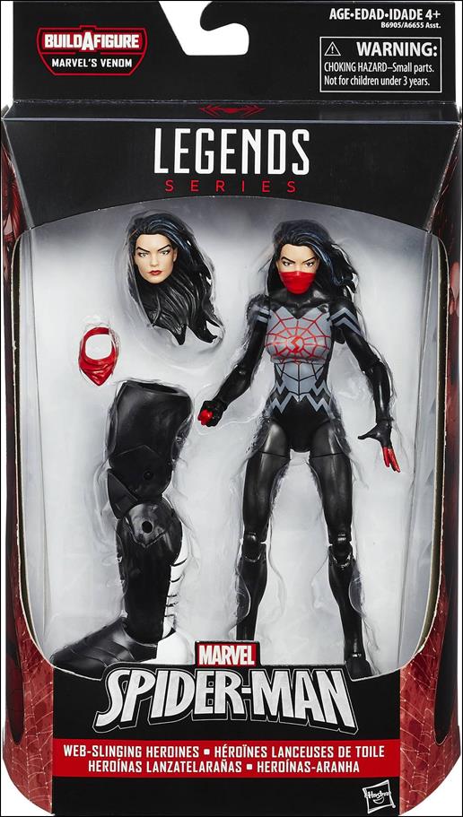 Marvel Legends Series: Spider-Man (Venom Series)  figure 5 Web-Slinging Heroines (Silk)