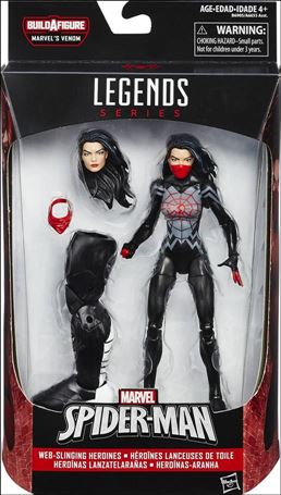 Marvel Legends Series: Spider-Man (Venom Series)  figure 5 Web-Slinging Heroines (Silk)