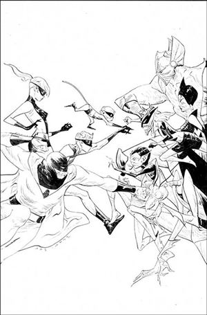 Space Ghost Annual issue 1.00-N Jae Lee B&W Virgin 1:15 Cover
