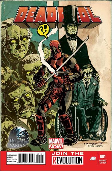 Deadpool (2013) issue 1-F Charles Paul Wilson III Phantom Cover 1/3000