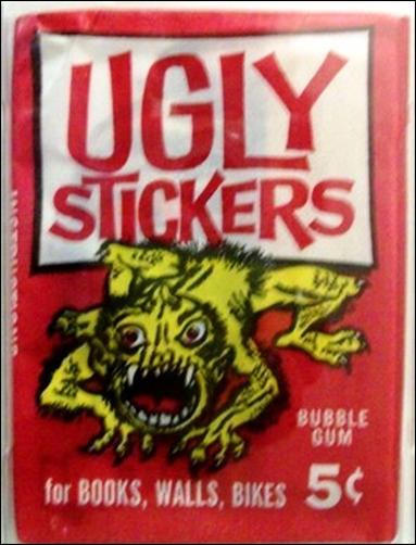 Ugly Stickers (1965) card 2 Sealed Pack