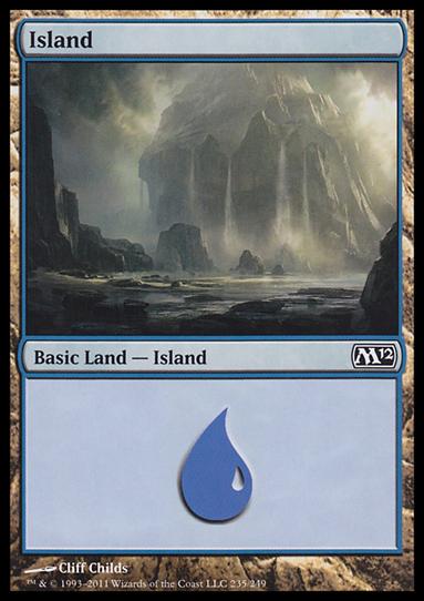 Magic the Gathering: 2012 Core Set (Base Set) card 235 Island
