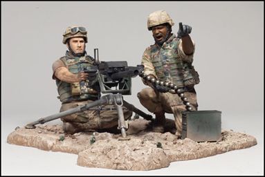 McFarlane Military (Redeployed) Series 2 figure 7 MK-19 Grenade Launcher Gunner and Loader Boxed Set