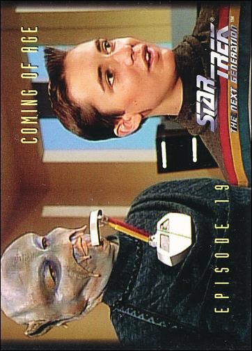 Star Trek: The Next Generation - The Episode Collection Season One (Base Set) card 64 Coming of Age, Episode 19A