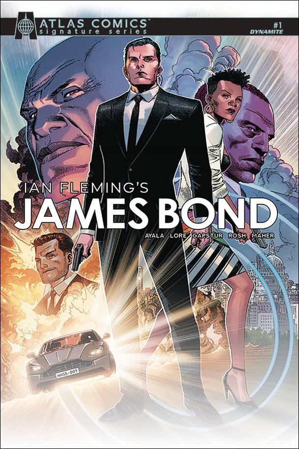 James Bond (2019) issue 1-E Jim Cheung Atlas Cover (Signed by Ayala and Lore)