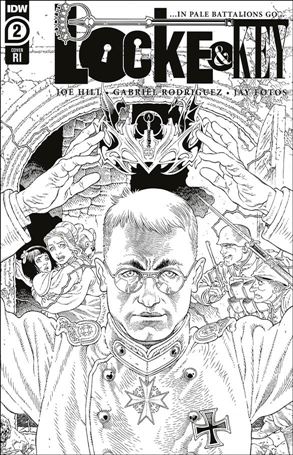 Locke & Key: ...In Pale Battalions Go... issue 2-B 1:10 Black & White Cover