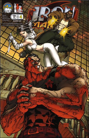 Iron and the Maiden issue 4-D Michael Turner Cover