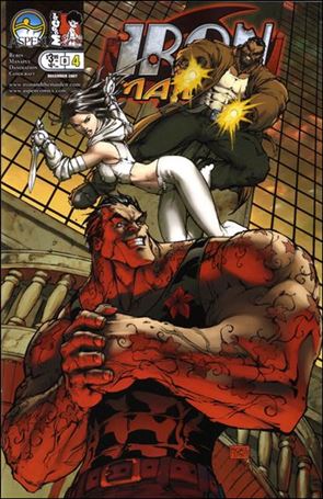 Iron and the Maiden issue 4-D Michael Turner Cover