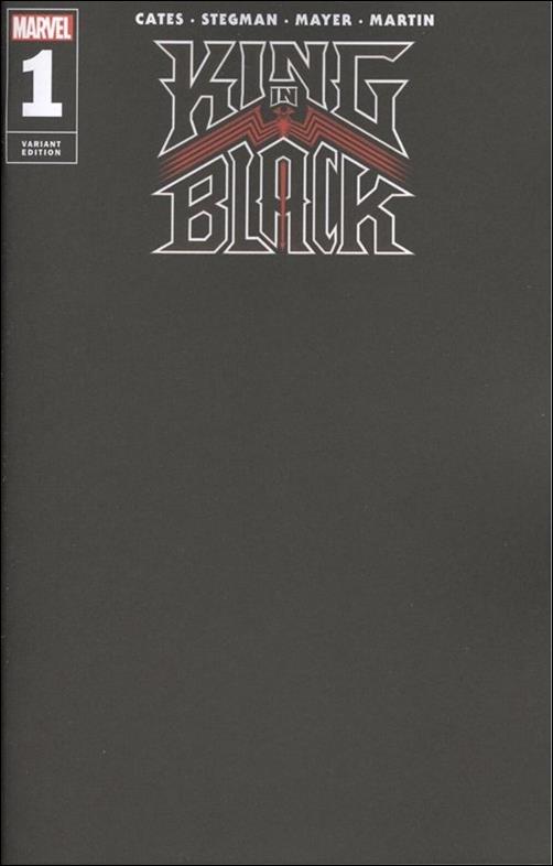 King in Black issue 1-G Black Blank/Sketch Cover