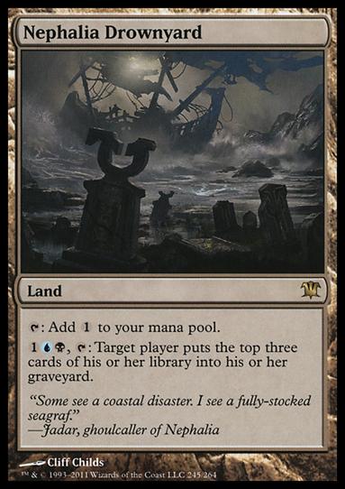 Magic the Gathering: Innistrad (Base Set) card 245 Nephalia Drownyard