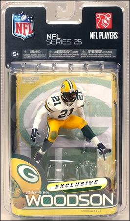 NFL (Series 25) figure 7-C Charles Woodson - Packers (White Jersey) Exclusive