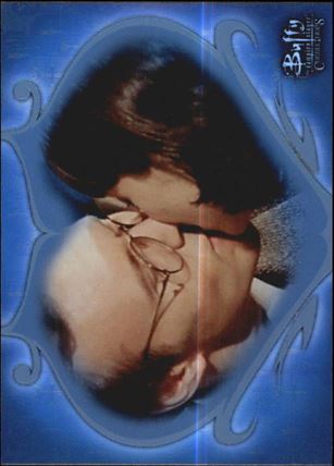 Buffy the Vampire Slayer: Connections (Base Set) card 47 Giles + Jenny: First Love Connection