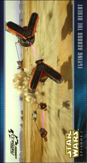 Star Wars: Episode I Widevision: Series 1 (Expansion Subset) card X-9 Flying Across the Desert