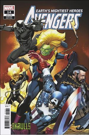 Avengers (2018/07) issue 14-B Carlos Pacheco Skrulls Cover