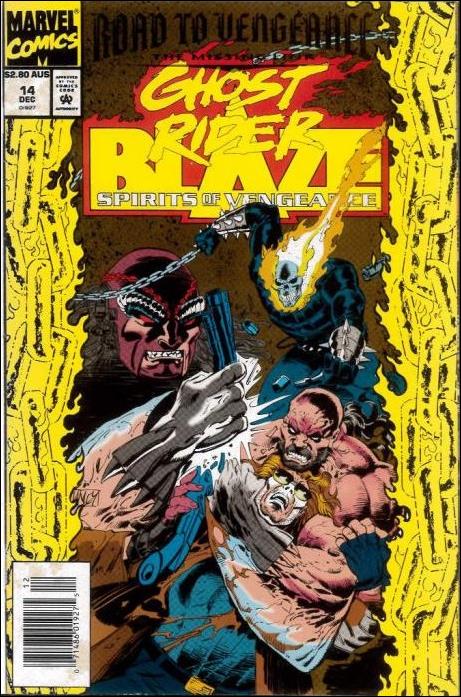 Ghost Rider/Blaze: Spirits of Vengeance issue 14-B Australian Price Cover