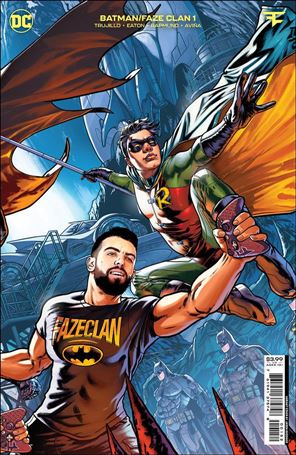 Batman/FaZe Clan issue 1-E Jason Badower Far Right Robin Cover