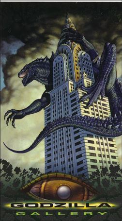 Godzilla Supervue (Base Set) card 65 Chrysler Building Assault